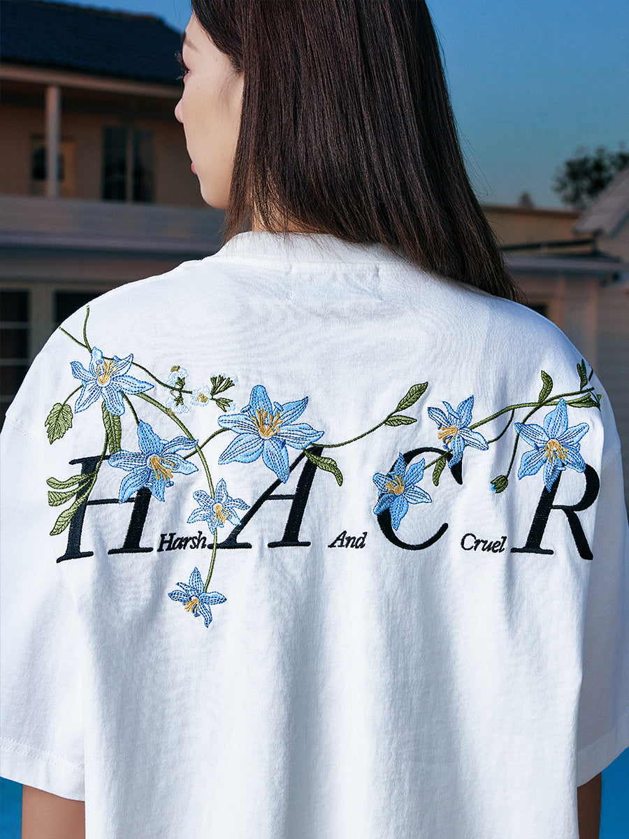 Monet Garden Embroidered Tee