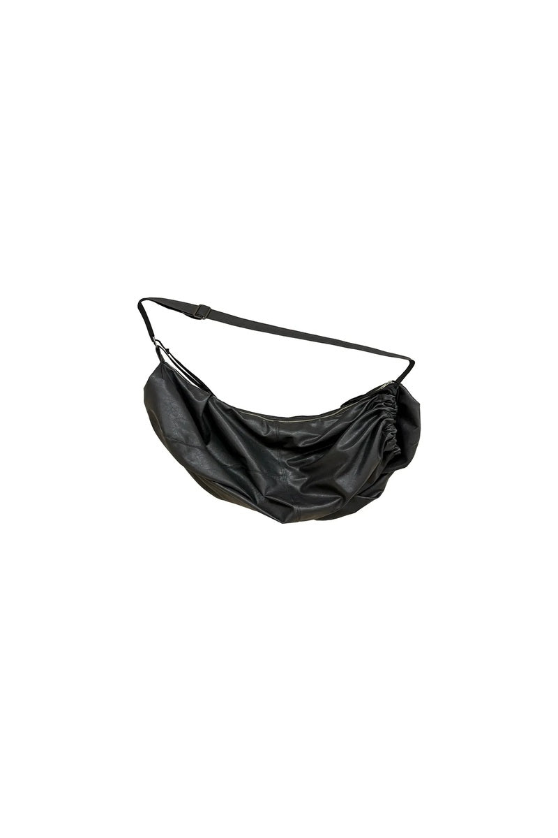 Pleated Drawstring Hobo Bag — original product photograph