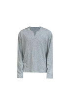 Ribbed V-Neck Long Sleeve — original product photograph