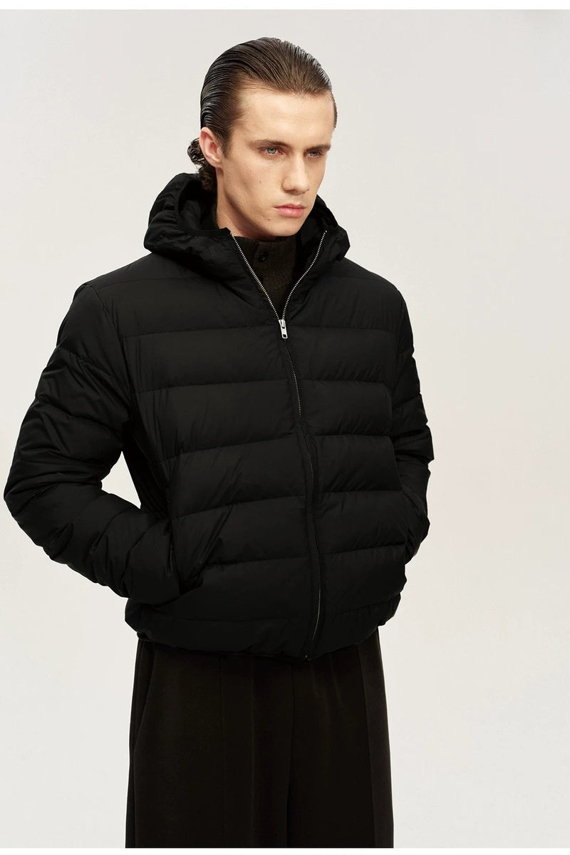 Hooded Quilted Down Jacket — original product photograph