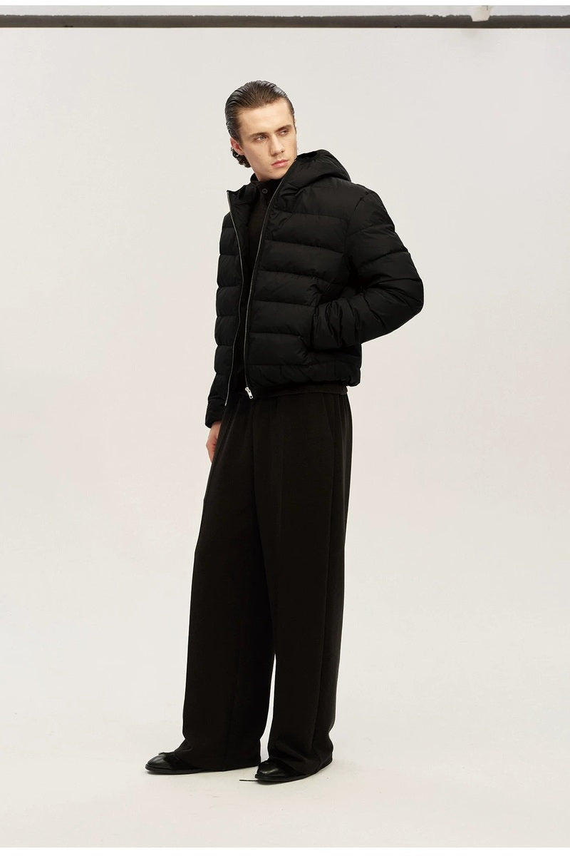 Hooded Quilted Down Jacket — original product photograph