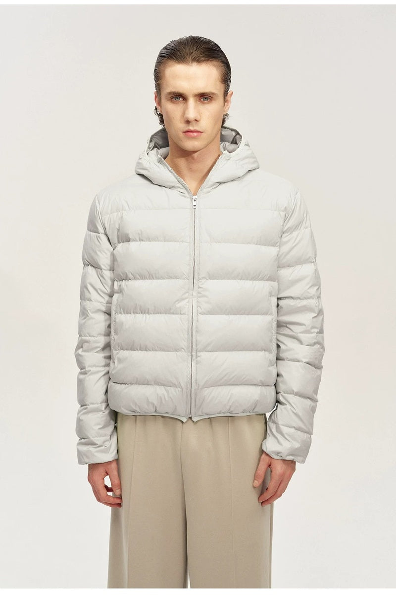 Hooded Quilted Down Jacket — original product photograph