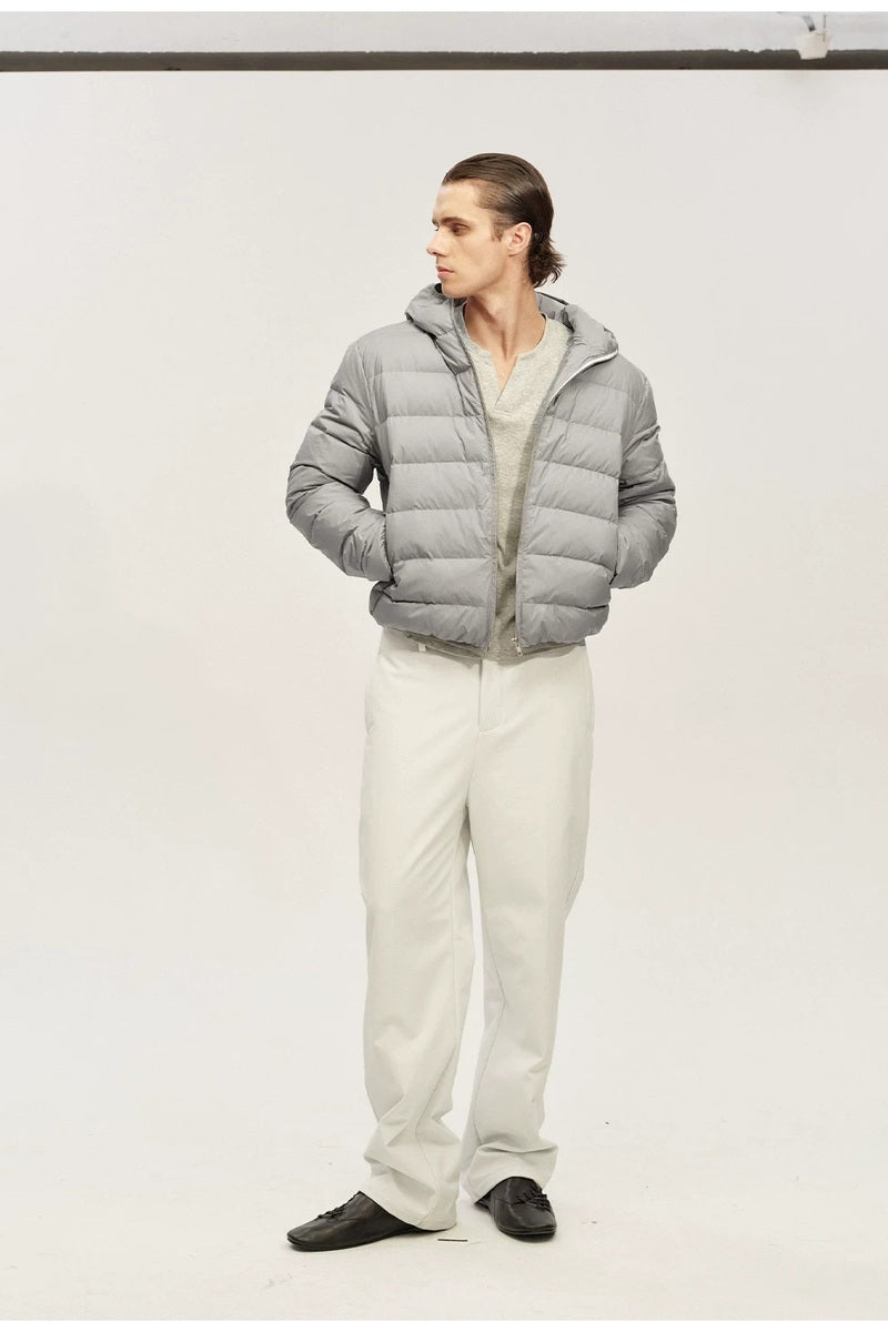 Hooded Quilted Down Jacket — original product photograph