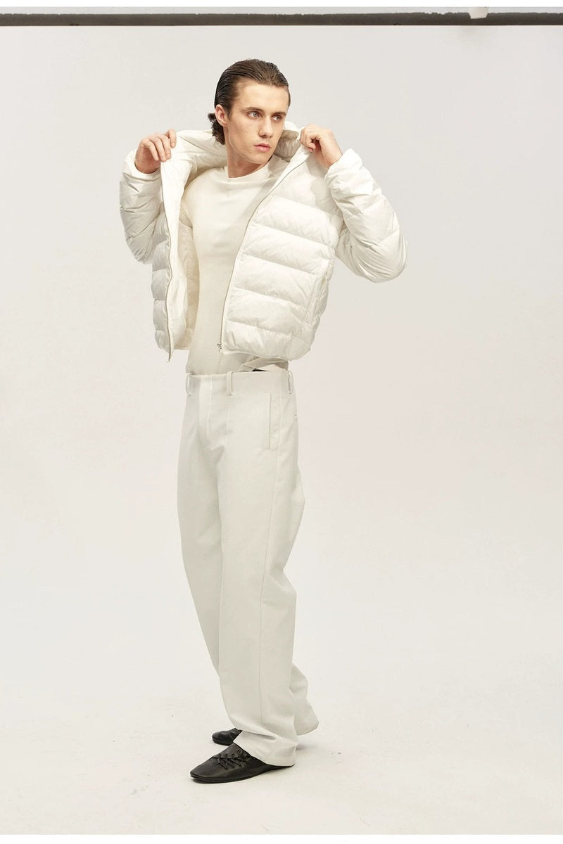 Hooded Quilted Down Jacket — original product photograph
