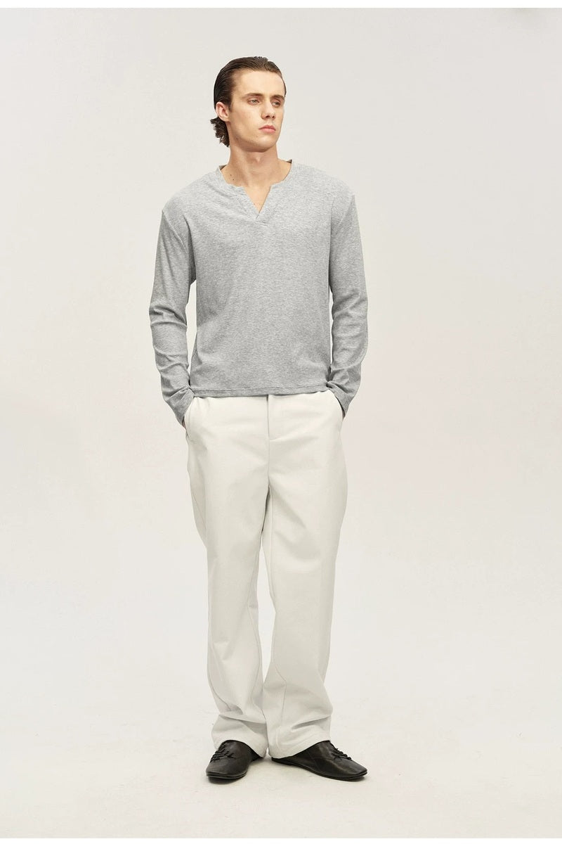 Fleece Lined Straight Trousers — original product photograph