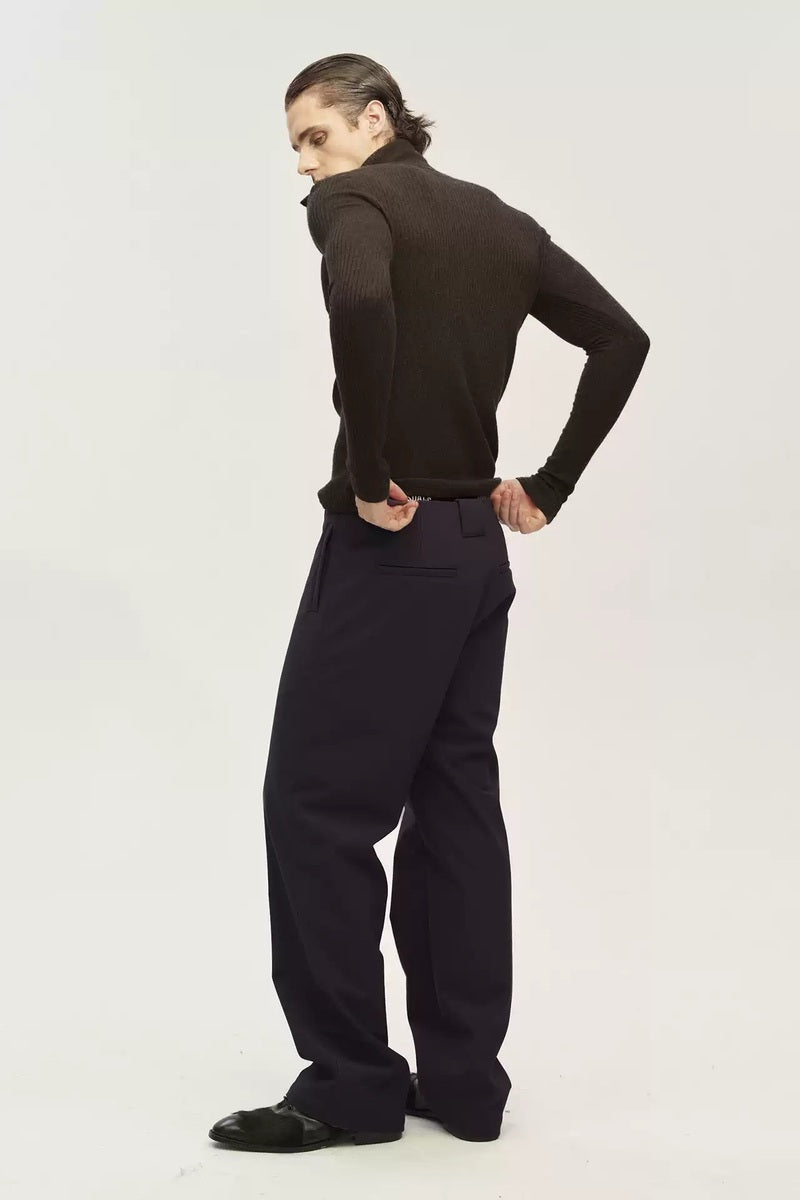 Fleece Lined Straight Trousers — original product photograph