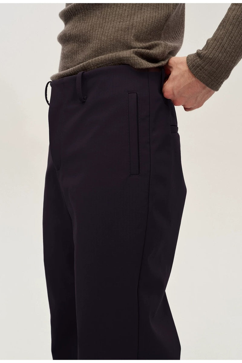 Fleece Lined Straight Trousers — original product photograph