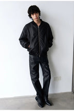 Mesh Padded Bomber Jacket — original product photograph