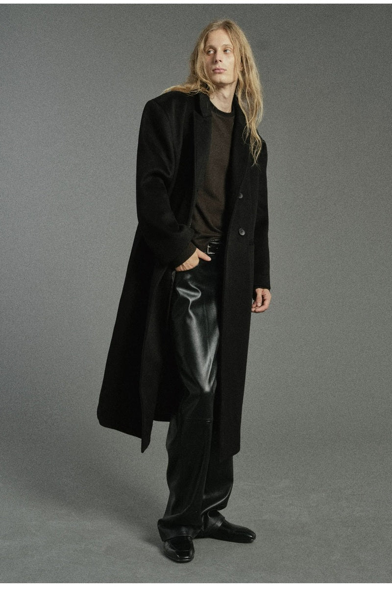 Structured Double Breasted Wool Coat — original product photograph
