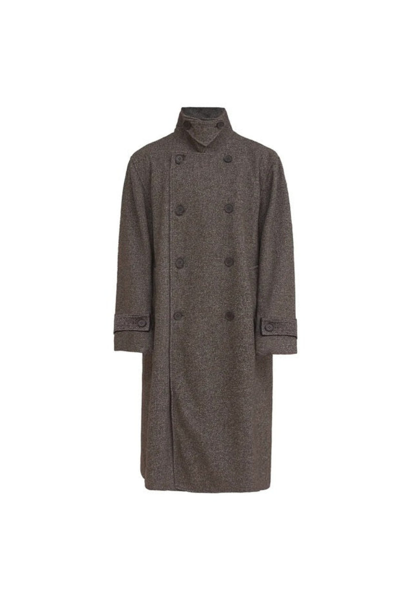 Textured Double Breasted Coat — original product photograph