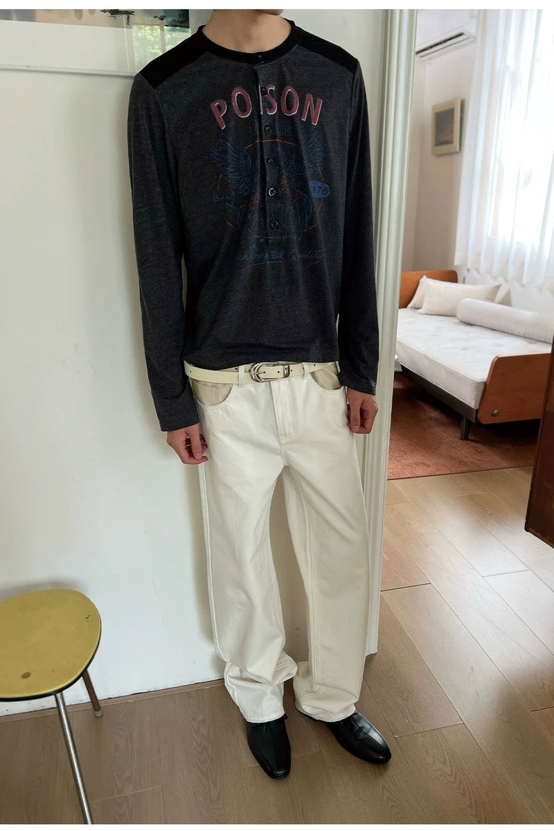 Contrast Pocket Trim Slim Jeans — original product photograph