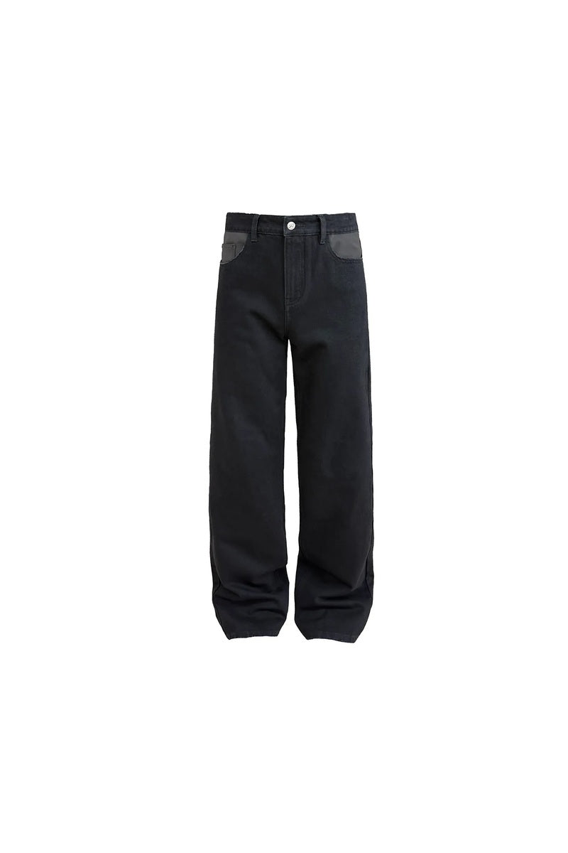 Contrast Pocket Trim Slim Jeans — original product photograph
