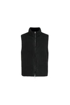 Textured Knit Down Vest — original product photograph