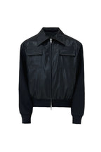 Detachable Down Liner PU Jacket — original product photograph