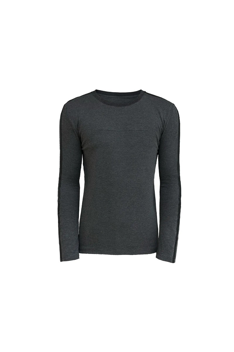 PU Trim Fitted Long Sleeve — original product photograph