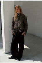 Contrast Side Drawstring Trousers — original product photograph