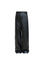 Panel Knee PU Trousers — original product photograph