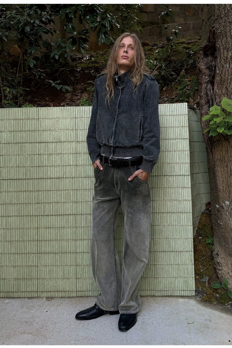 Washed Fine Corduroy Trousers — original product photograph