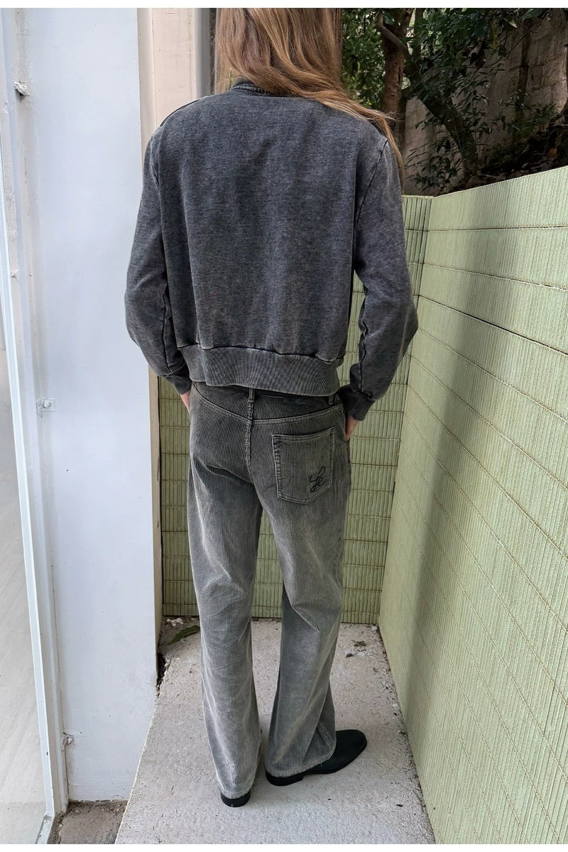 Washed Fine Corduroy Trousers — original product photograph