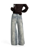 Laser Portrait Wide Leg Jeans