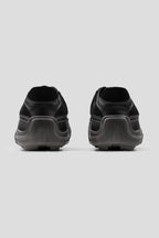 Layered Cowhide Panel Sneakers - Black - view 3