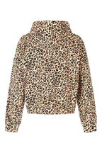 Leopard Graphic Zip Hoodie