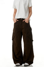 Wrinkled Hip Hop Cargo Pants