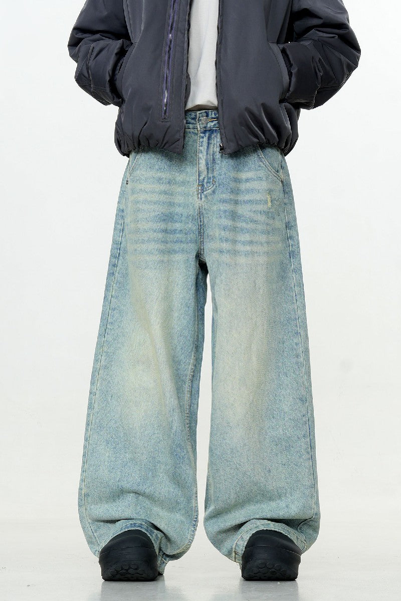 Faded Cleanfit Baggy Jeans