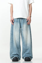 Washed Blue Cleanfit Jeans