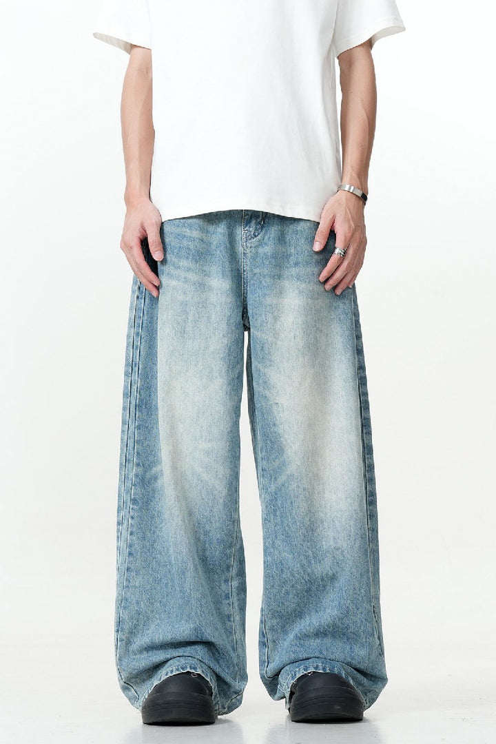 Washed Blue Cleanfit Jeans