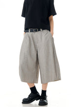 Herringbone Crop Dress Shorts