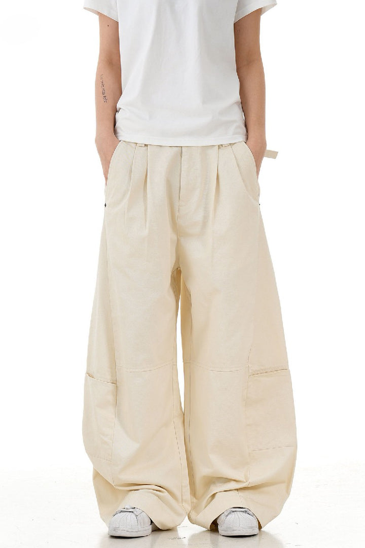 Loose Fit Adjustable Blade Trousers
