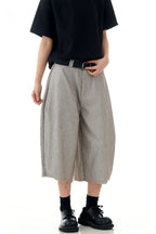 Herringbone Crop Dress Shorts