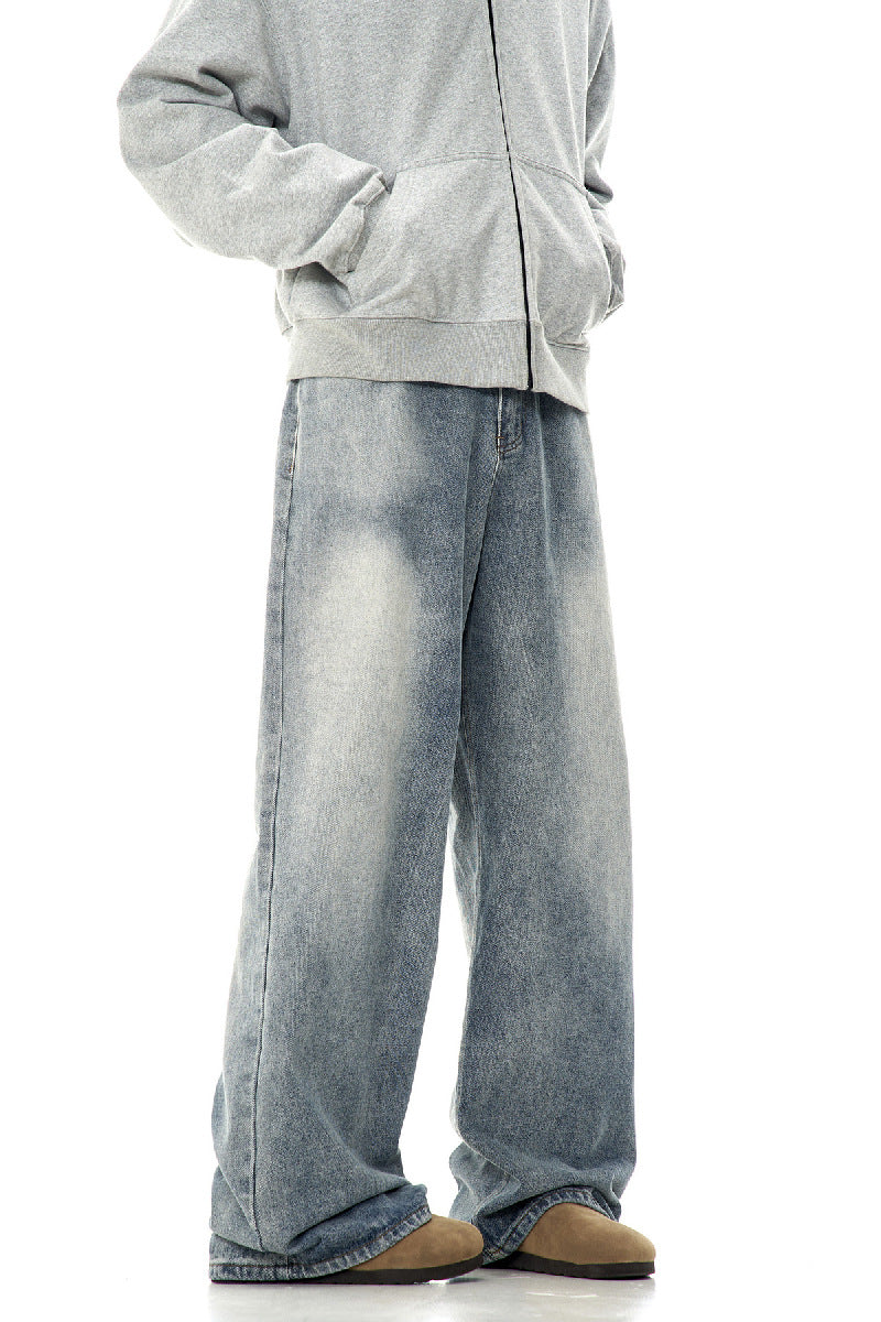Retro Washed Oversized Jeans – Copping Zone