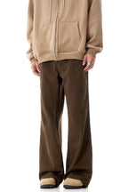 Retro Denim Wide-Leg Trousers