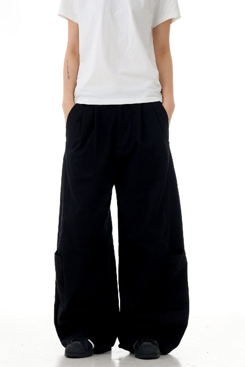 Loose Fit Adjustable Blade Trousers