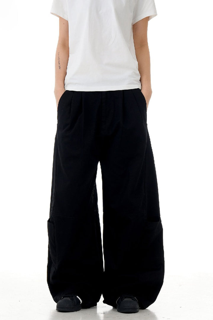 Loose Fit Adjustable Blade Trousers