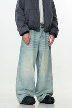 Faded Cleanfit Baggy Jeans