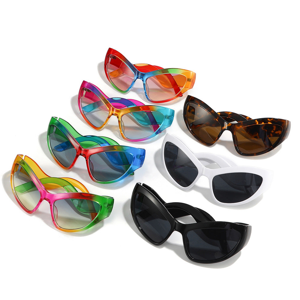 Cat Eye Rainbow Sunglasses