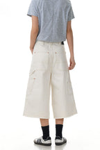 Studded Canvas Cargo Jorts