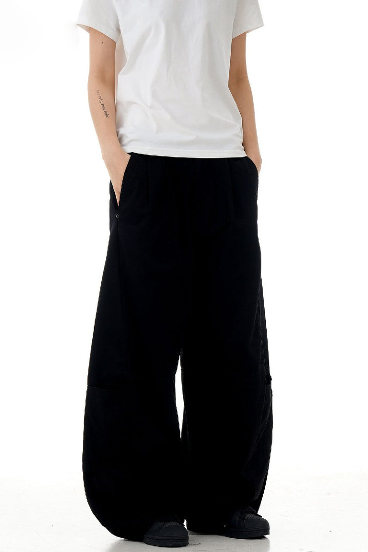 Loose Fit Adjustable Blade Trousers