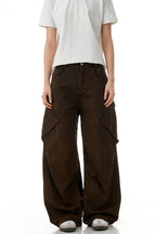 Wrinkled Hip Hop Cargo Pants