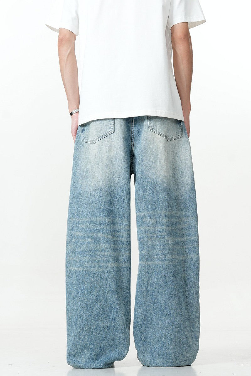 Washed Blue Cleanfit Jeans