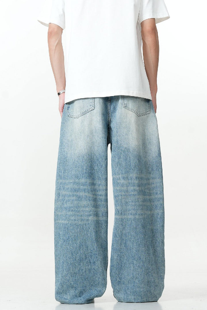 Washed Blue Cleanfit Jeans