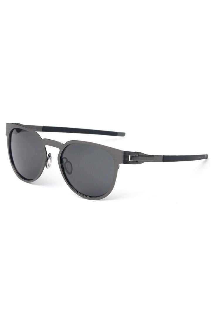 Retro Polarized Round Sunglasses