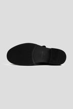 Monk Strap Cowhide Mules - Black - view 4