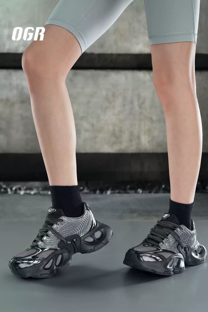 Retro Chunky Running Sneakers - product view