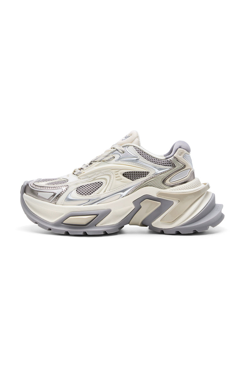 Chunky Platform Dad Sneakers - Apricot Gray