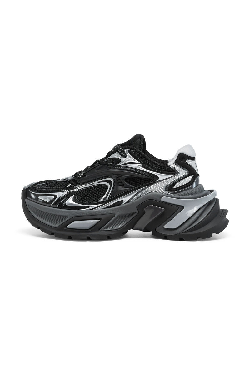 Chunky Platform Dad Sneakers - Meteor Black