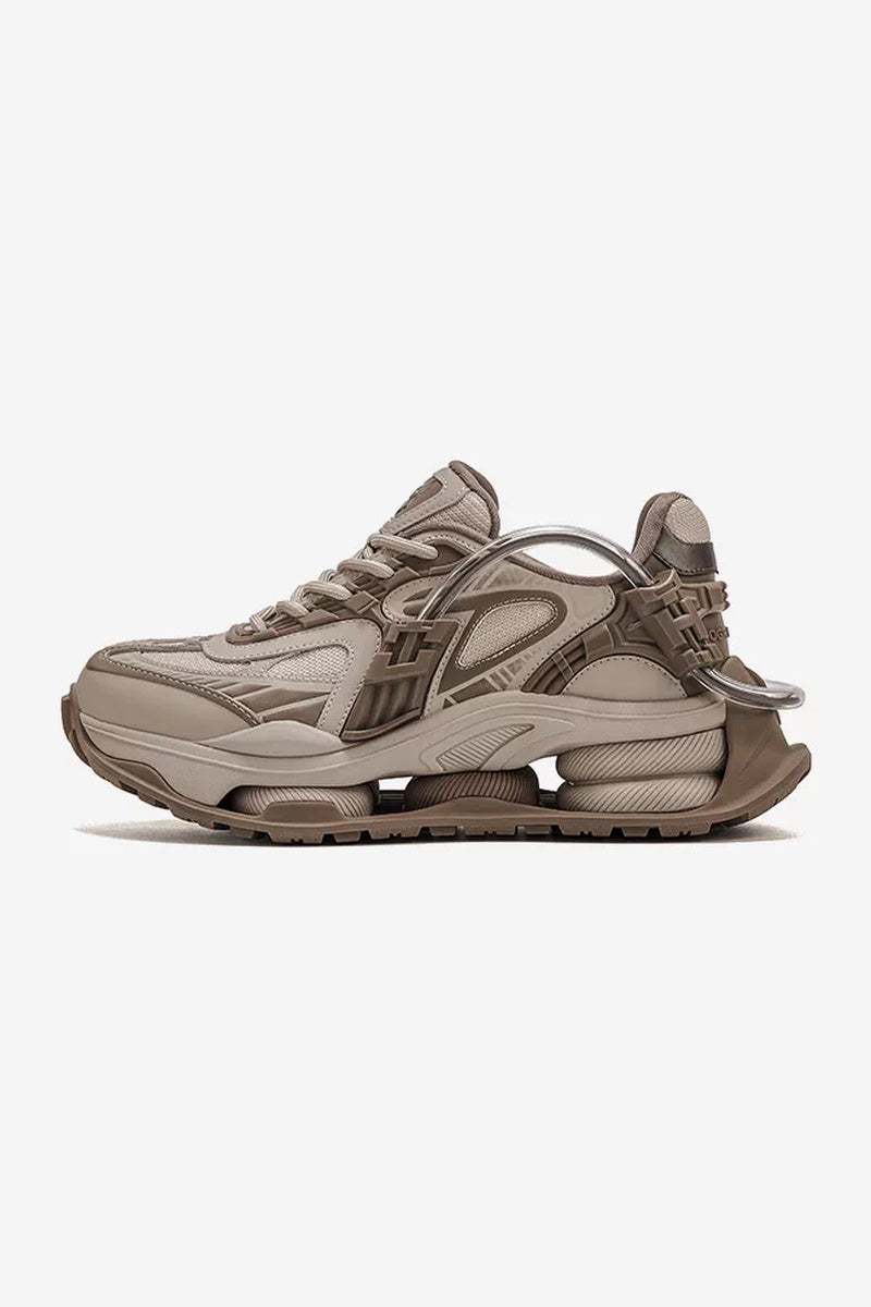 Mesh Chunky Running Sneakers